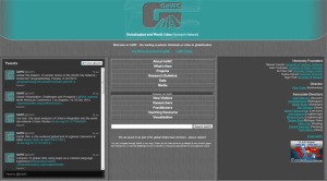 Global cities data example- GaWC Network at Loughborough