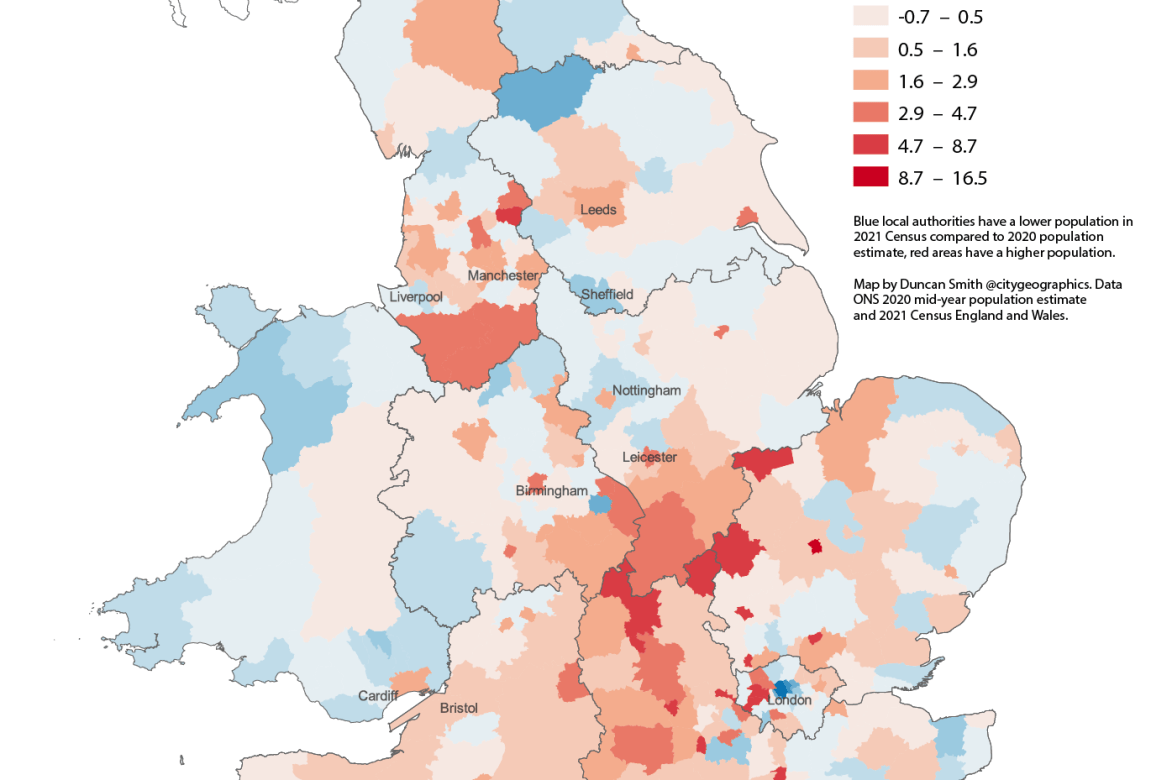 Wolverhampton Population CityGeographics – Urban visualisation and spatial analysis research ...